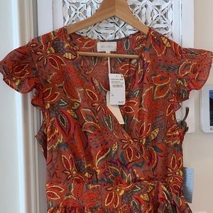 Long Floral Casual Dress (L)